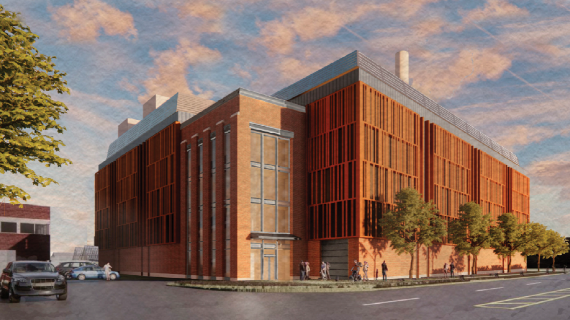 Combined Heat and Power Plant rendering