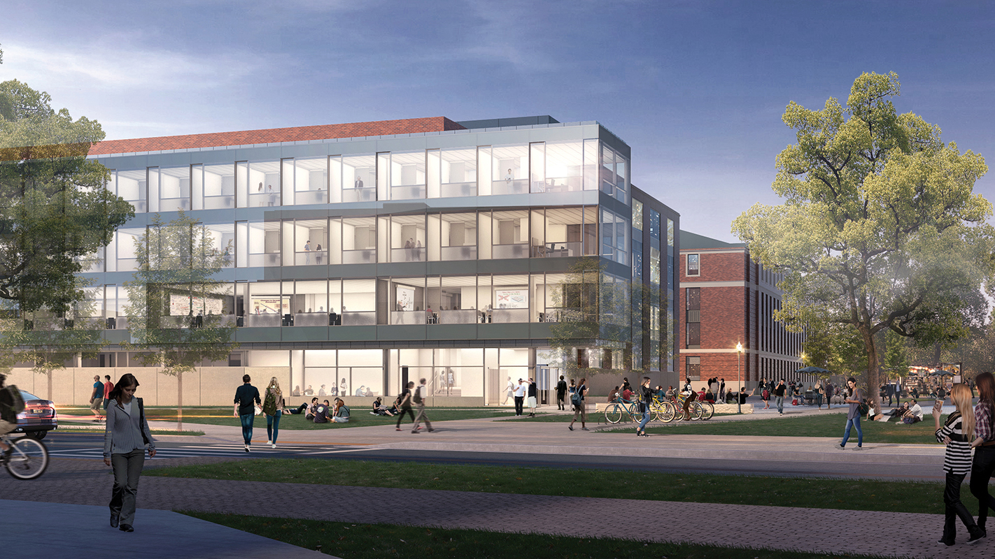 rendering of the Biomedical and Materials Engineering Complex