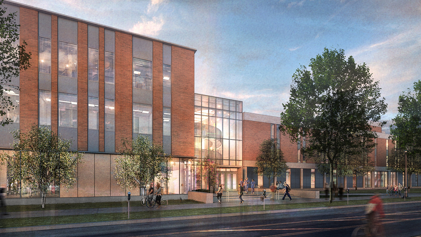 rendering of Heminger Hall