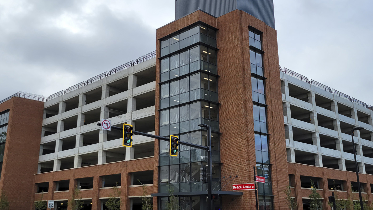 the completed Old Cannon Garage