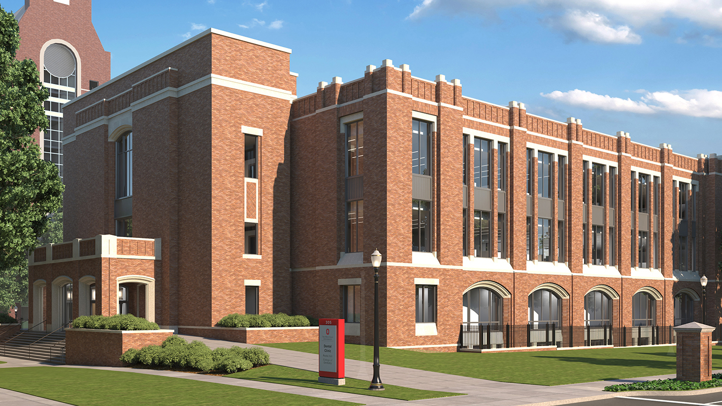 rendering of Postle Hall