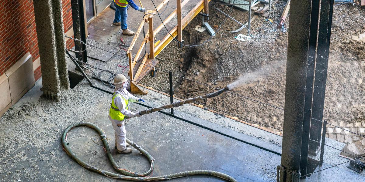 Fireproofing Interdisciplinary Health Sciences Center