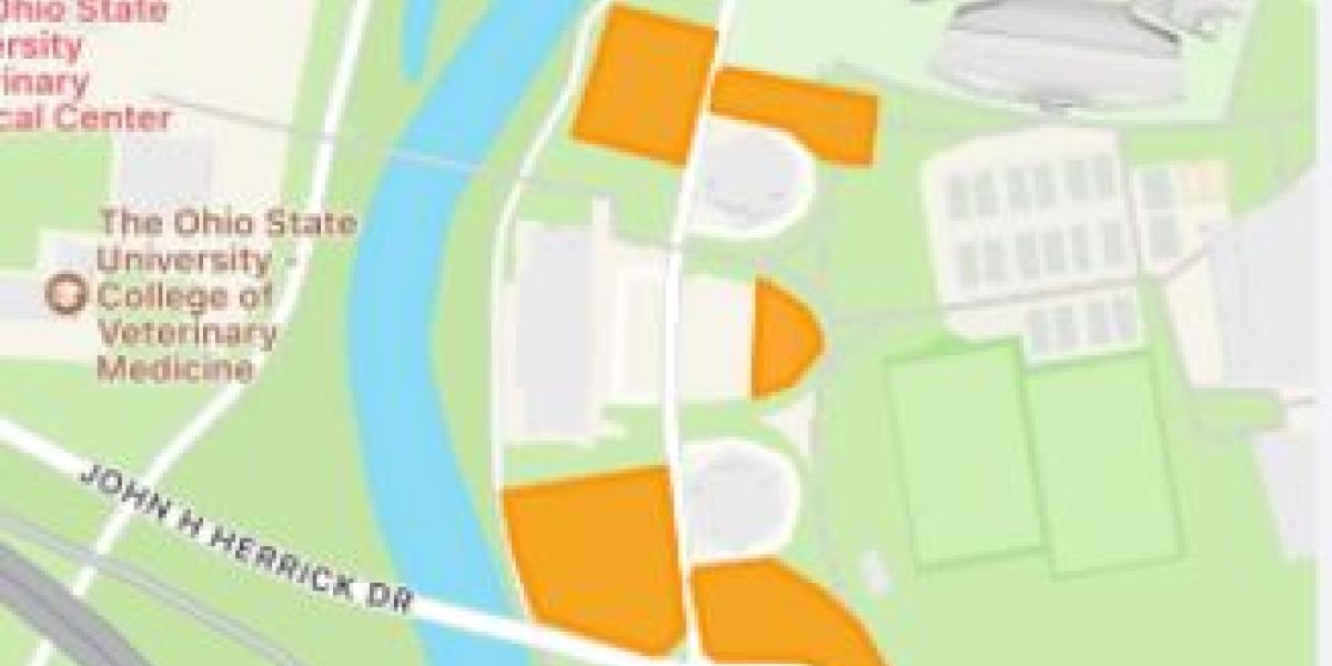 map with construction impacts