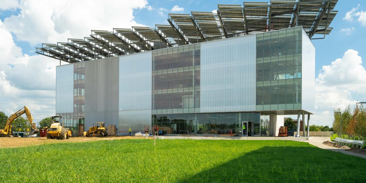 An exterior view of the EAIC