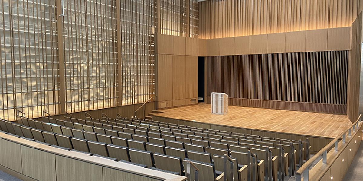 Music recital hall in the Arts District