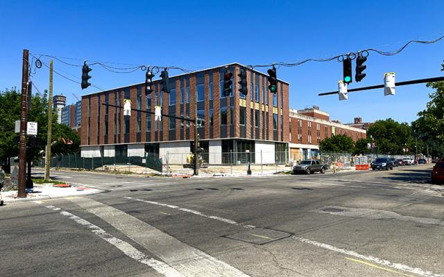 An exterior view of Heminger