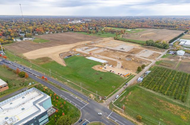A view of the MALC site from a drone.