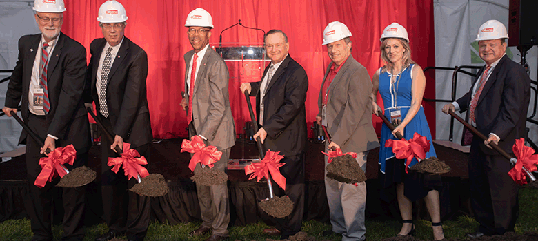 Postle Hall Ground Breaking