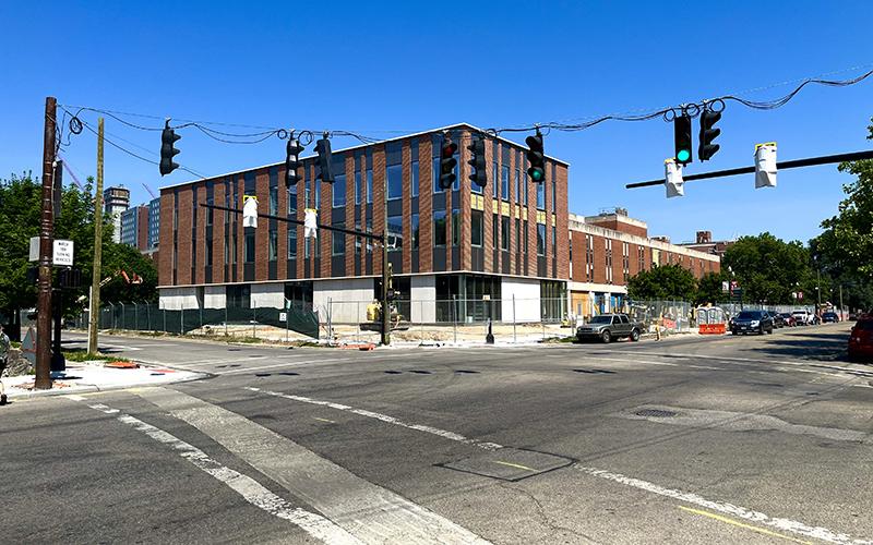 An exterior view of Heminger