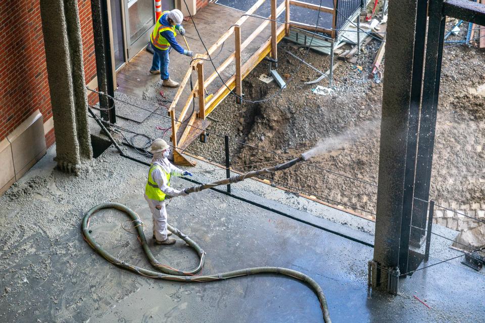 Fireproofing Interdisciplinary Health Sciences Center