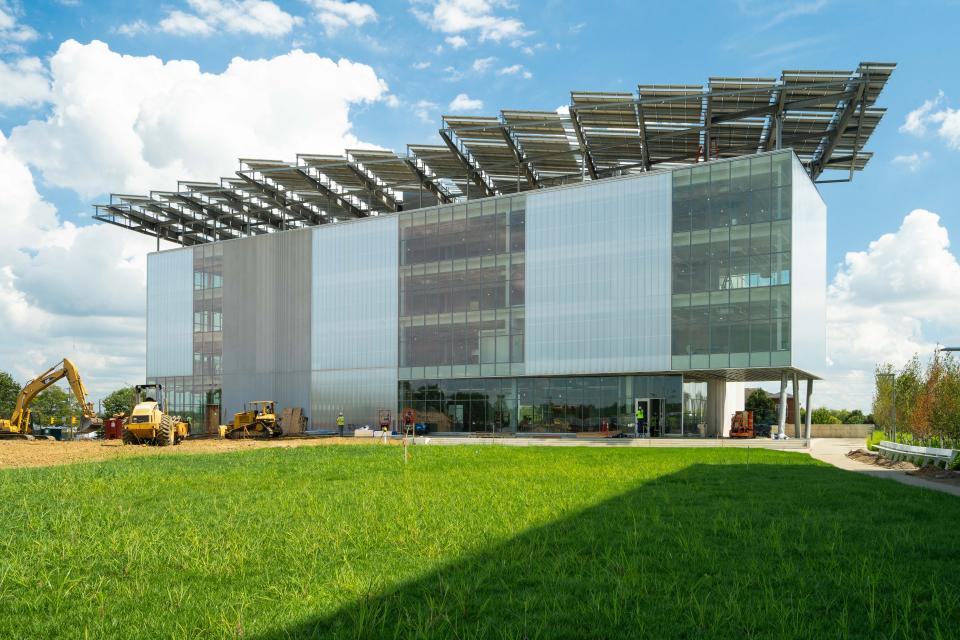 An exterior view of the EAIC