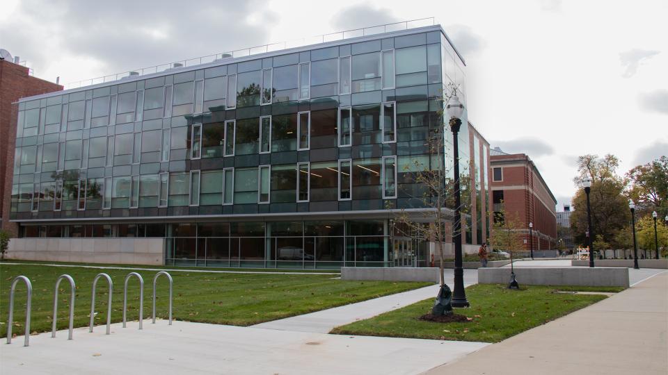 Exterior view of the Mars G. Fontana Laboratories (Biomedical and Materials Engineering Complex)