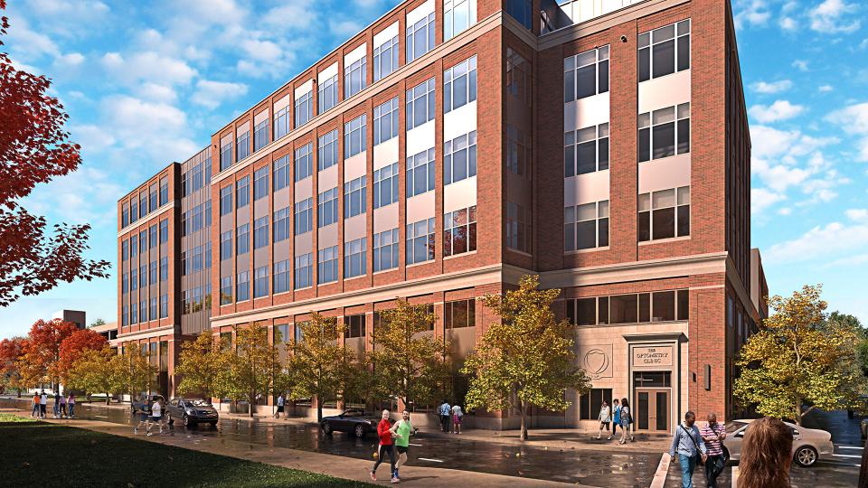 Rendering of Health Sciences Faculty Office and Optometry Clinic